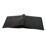 Short Wallet - Snake Skin Black