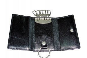 6 Hooks Key Case with Velet